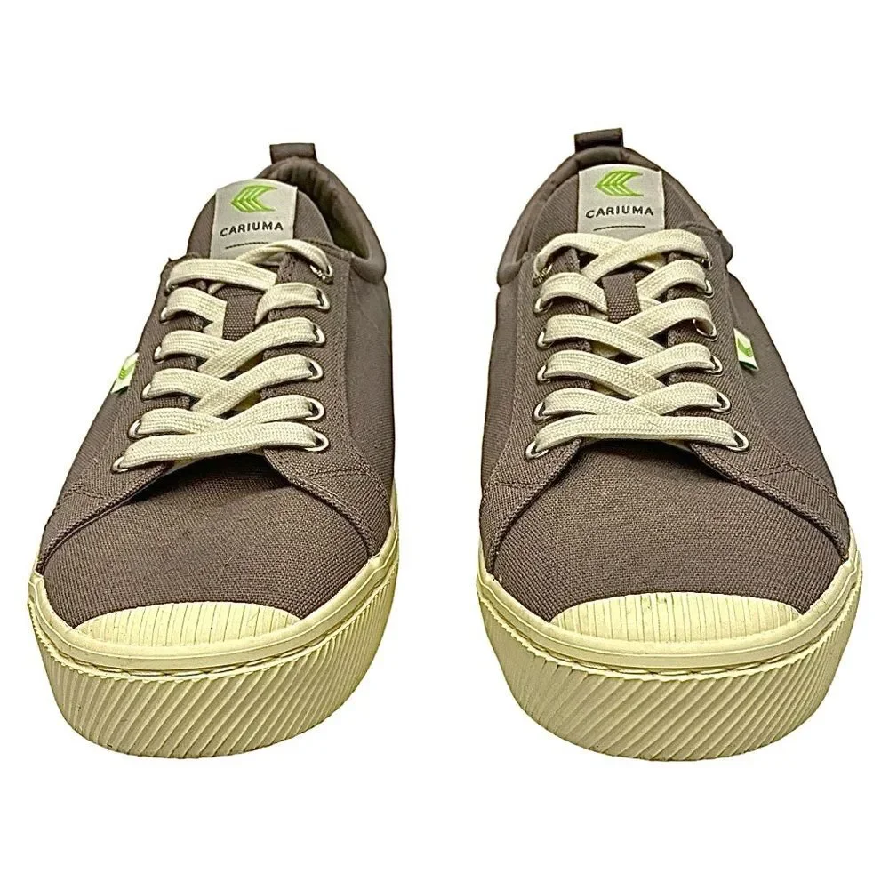 Cariuma Gray Sustainable Low Top Sneakers Men’s Size 13 Casual Lace Up - Picture 4 of 11